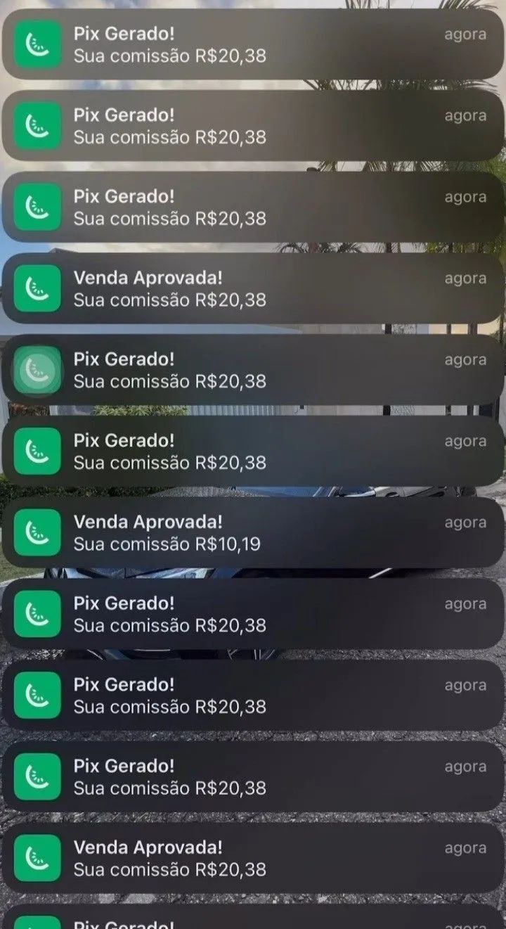 notificação de venda kiwify